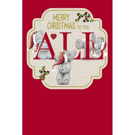 Merry Christmas To You All Me to You Bear Christmas Card £3.59